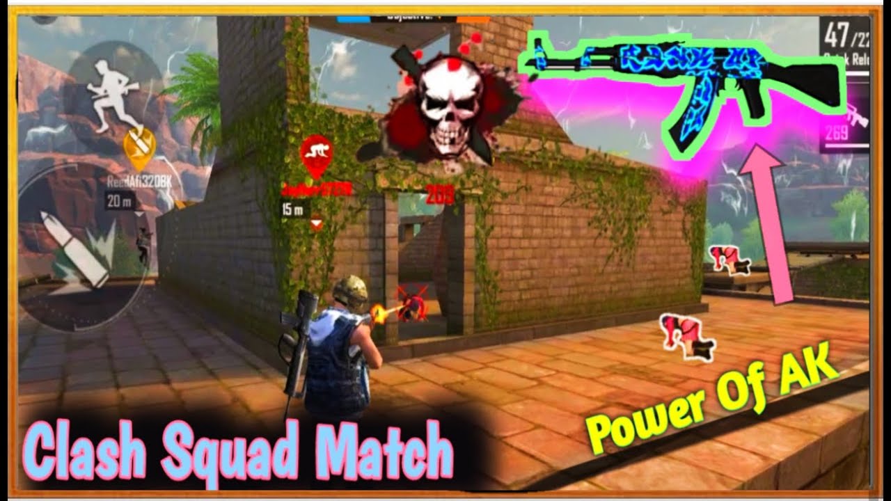 💥Power of AK Rush Gameplay in Clash Squad Match💥 || Realme 6i || Garena Free Fire || Glister Gaming