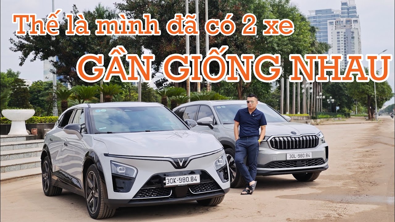 VinFast VF7+ với Skoda Kodiaq - Song kiếm hợp b&iacute;ch