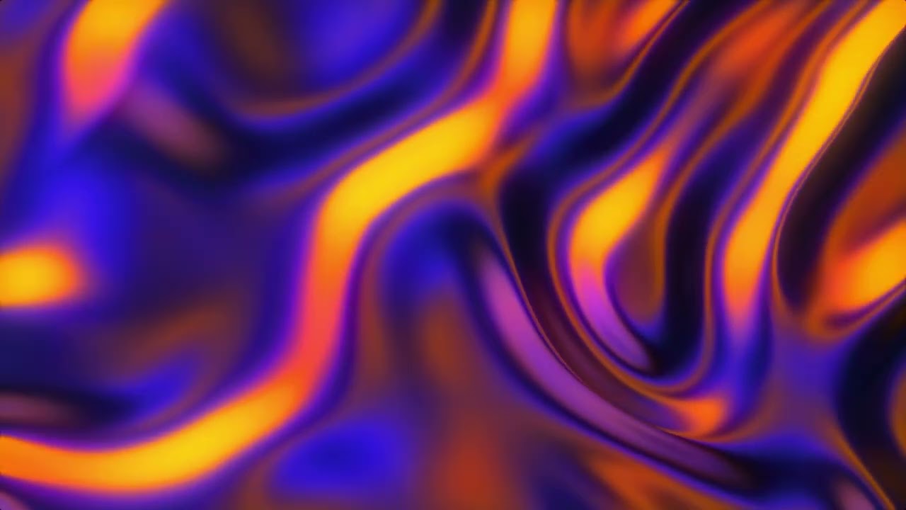 Abstract Colorful Liquid Swirl Background | 6 Hours 4K Motion Loop
