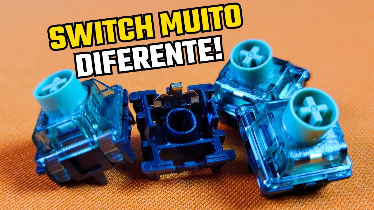 UM SWITCH MAGNÉTICO Com Feedback TÁTIL! Gateron Jade Emerald (Review)