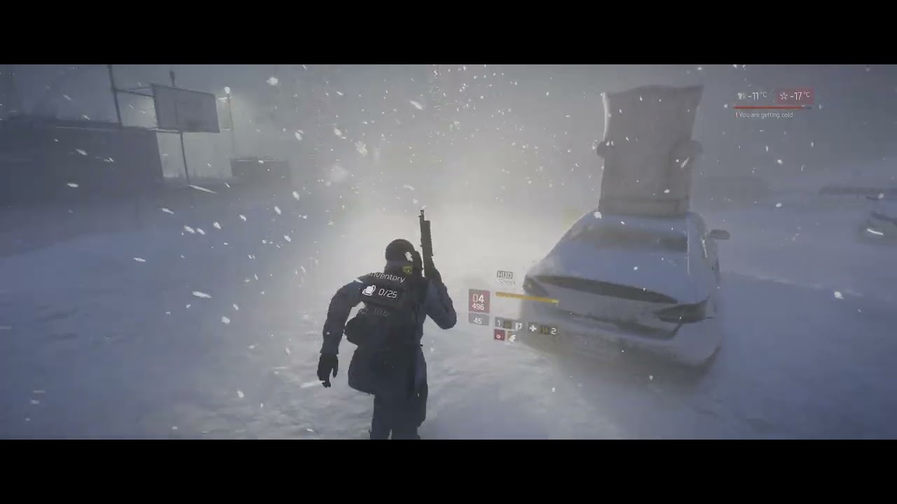 The Division on PC is playing Survival mode with PVP on. Played on a PC at 4k. Fixed darkness...