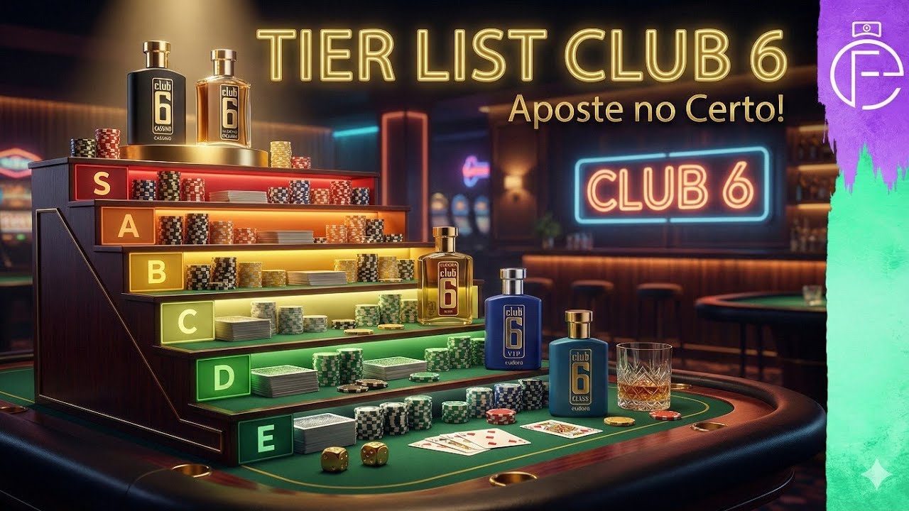 A melhor Tierlist sobre os perfumes CLUB 6 que você  verá  hoje!