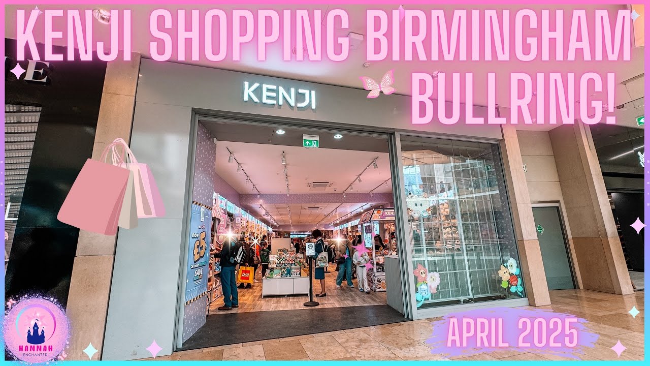 Kenji Bullring Birmingham Shop Tour Vlog New Merch Snacks Come Shop With Me April 2025 Kawaii Haul