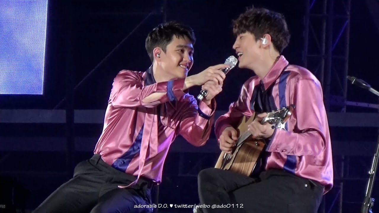 170527 Acoustic Version (D.O. 디오/경수 focus with Chanyeol) @ The EXO'rDIUM[DOT] in Seoul