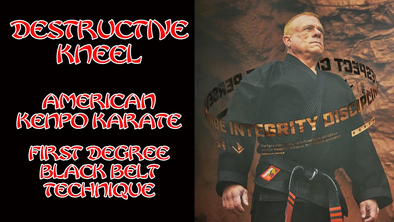 Destructive Kneel American Kenpo Karate