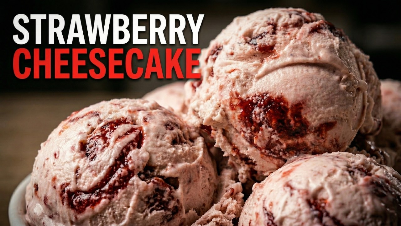 Roasted Strawberry Cheesecake Ice Cream — The Flavor Trick That Changes Everything