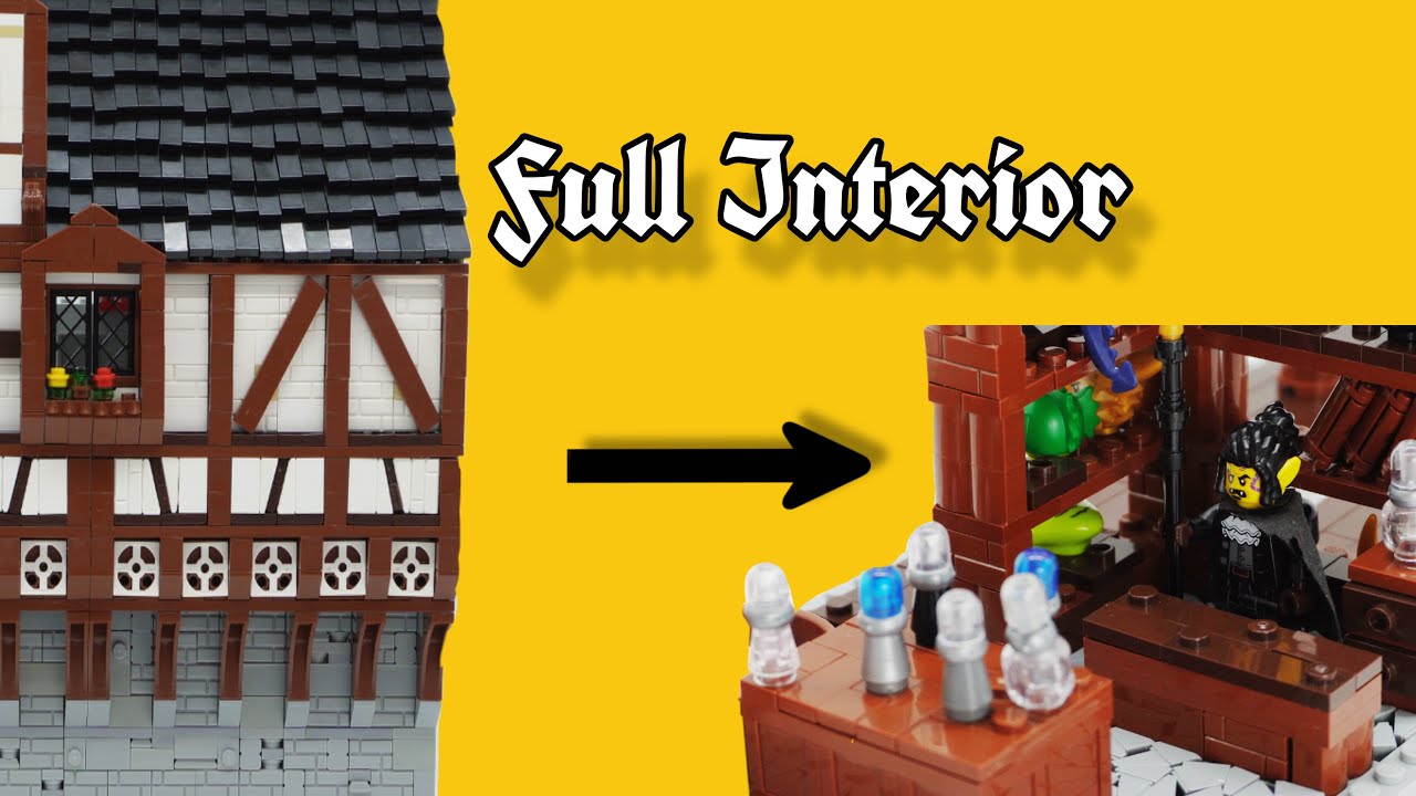 Я построил средневековый город-замок из LEGO!
