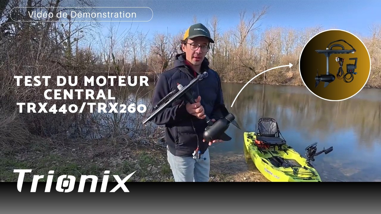 MOTEUR CENTRAL KAYAK TRX 440 / TRX 260 EN CONDITIONS RÉELLES