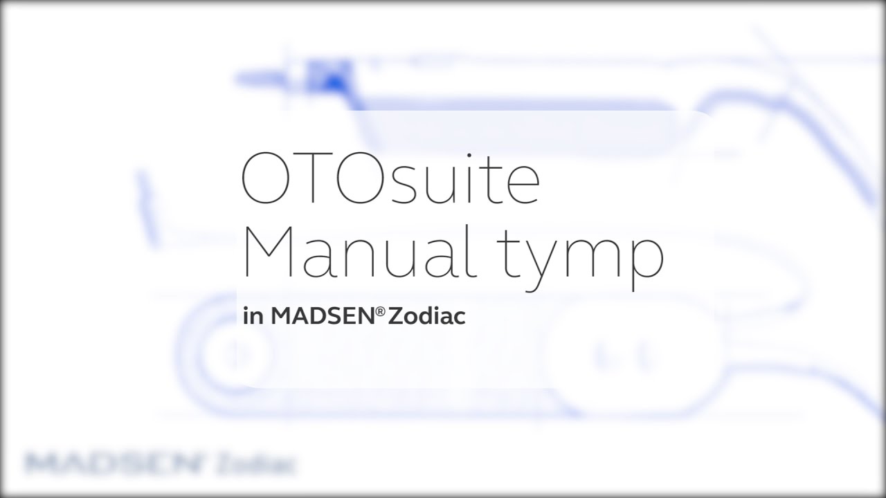 OTOsuite - Manual tymp in MADSEN® Zodiac