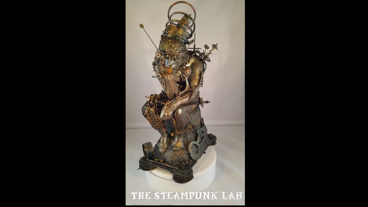 Steampunk Thinker - The Steampunk Lab - Steampunk Art - Steampunk Style - Steampunk