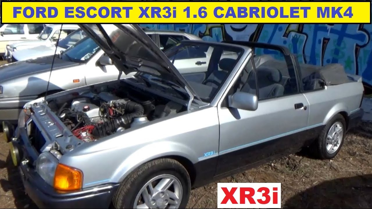 Ford Escort XR3i 1.6 Cabriolet MK4 1987-89. Revisión.