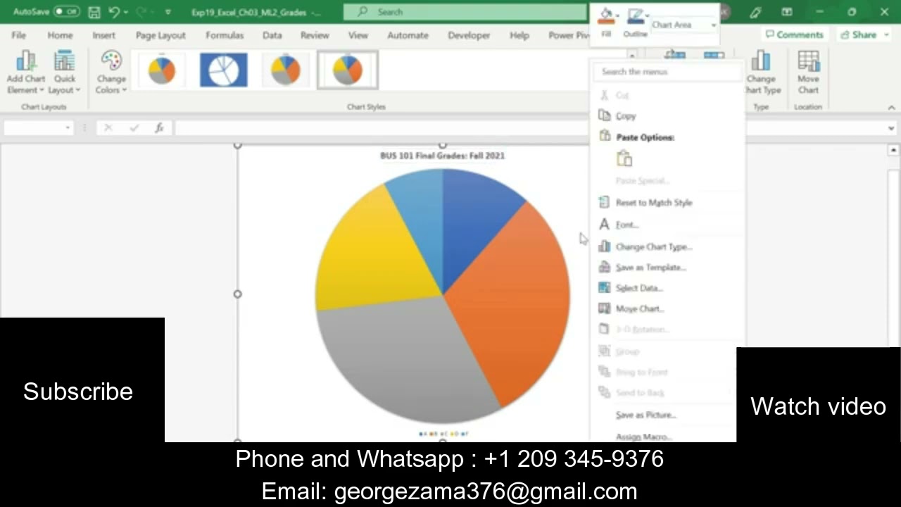 Exp19 Excel Ch03 ML2 Grades |  Excel Chapter 3 Grades | Exp22_Excel_Ch03_ML2_Grades