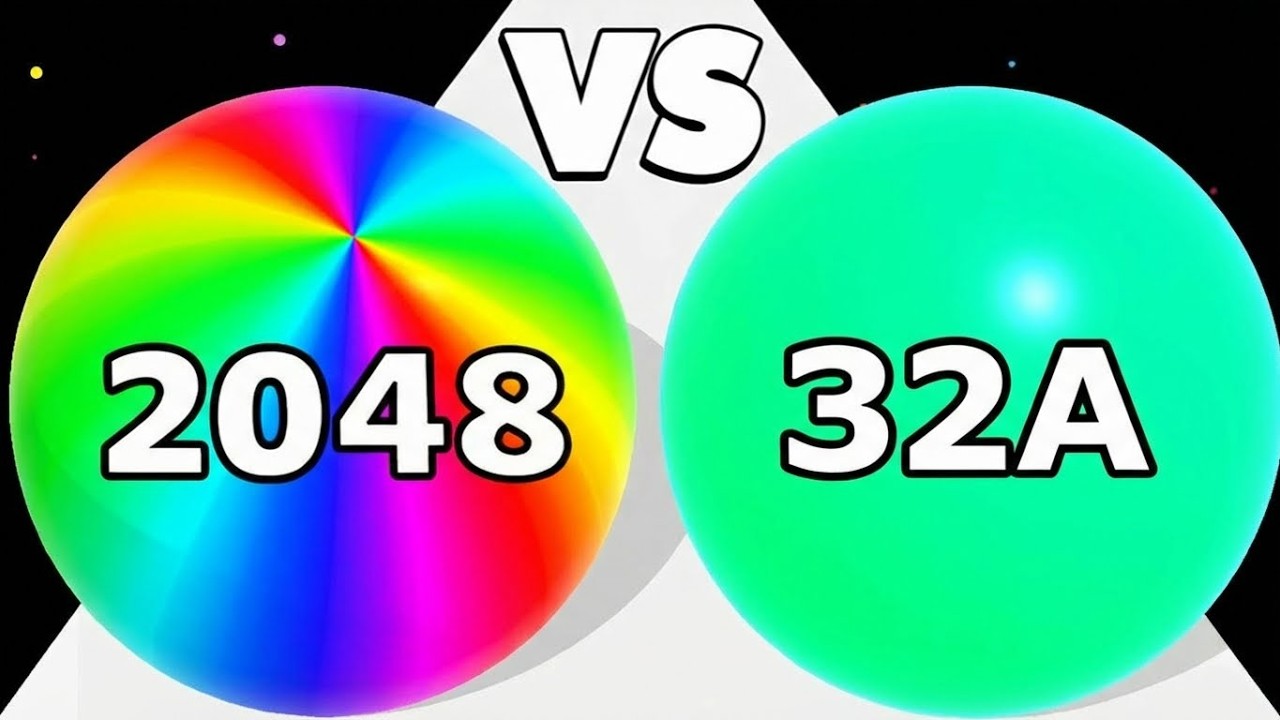 ROLLING BALL RUN /vs BALL RUN 2048 ∞ ASMR Gameplay Android iOS ✦ Ball Run Merge Master Gameplay