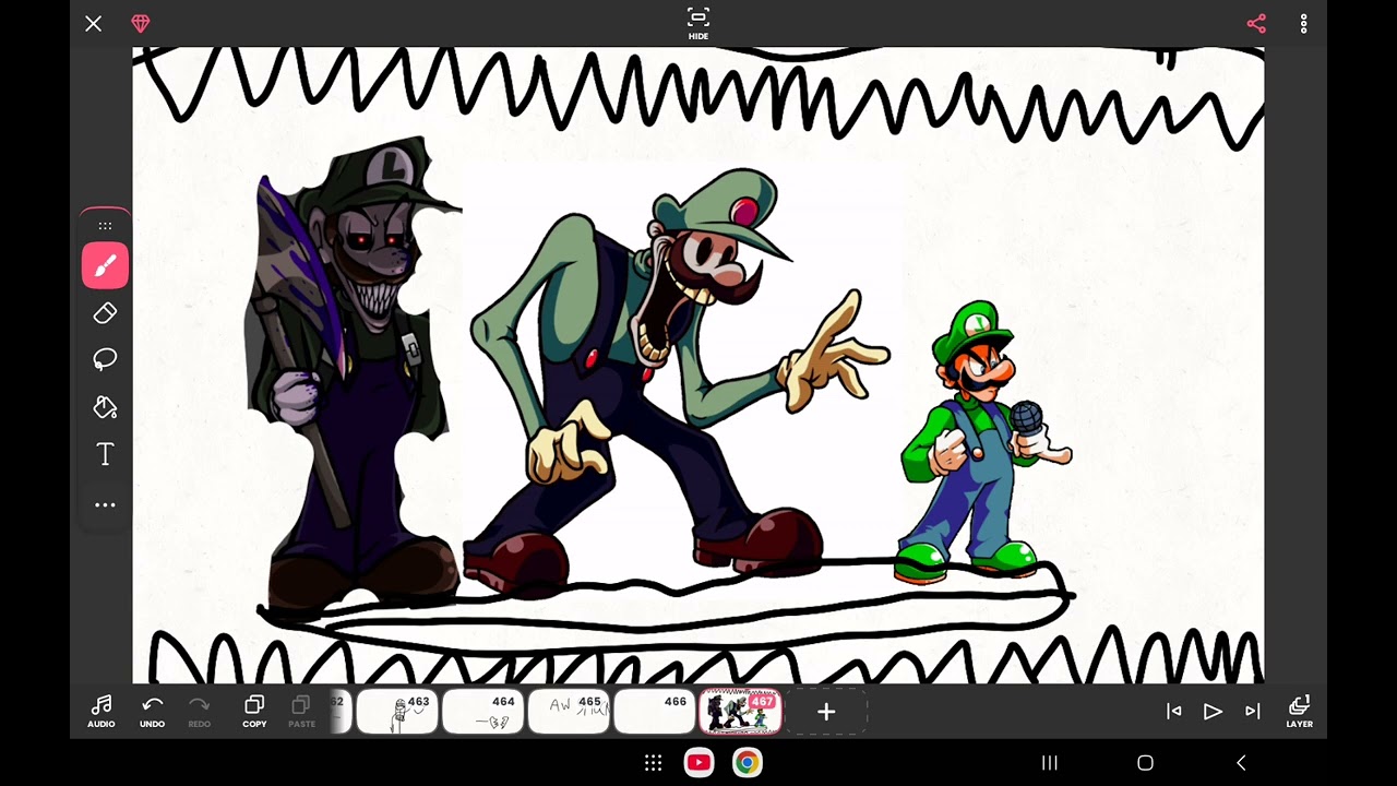 Hatred Killers | Plumber Panic but Horror L, Mr L And Luigi Sings It