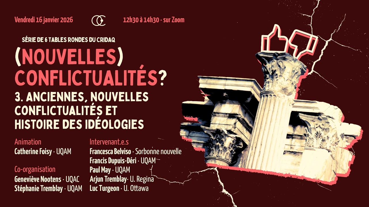 Anciennes, nouvelles conflictualités et histoire des idéologies