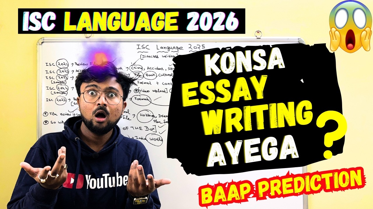 ISC LANGUAGE 2026: Which ESSAY is most probable?😱What is 5 PARA-rule?✅How to score 20/20 in it?✅