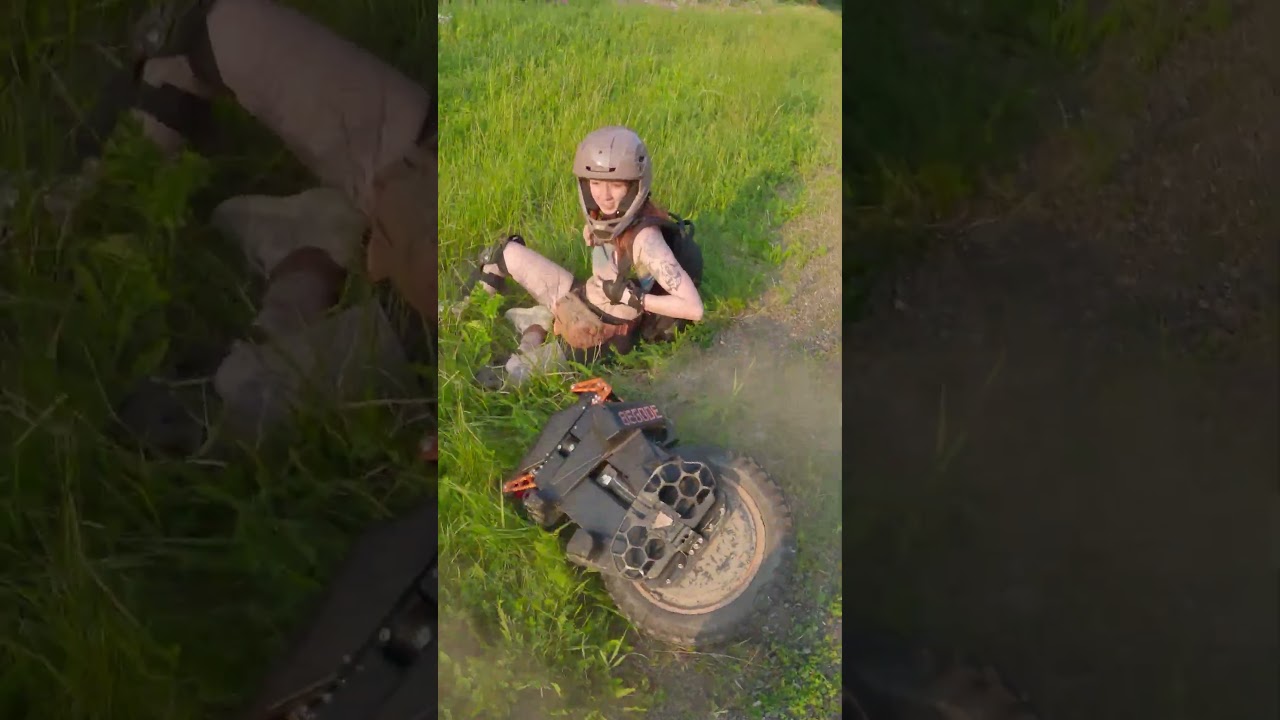Why you pad up when riding an EUC #gopro #euc #bails #crash