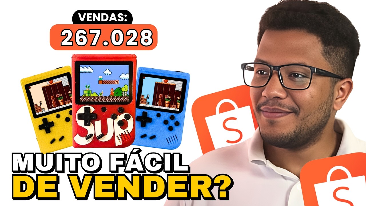 PRODUTO QUE VENDE MUITO NA SHOPEE - (Análise de Produto: Mini vídeo game )