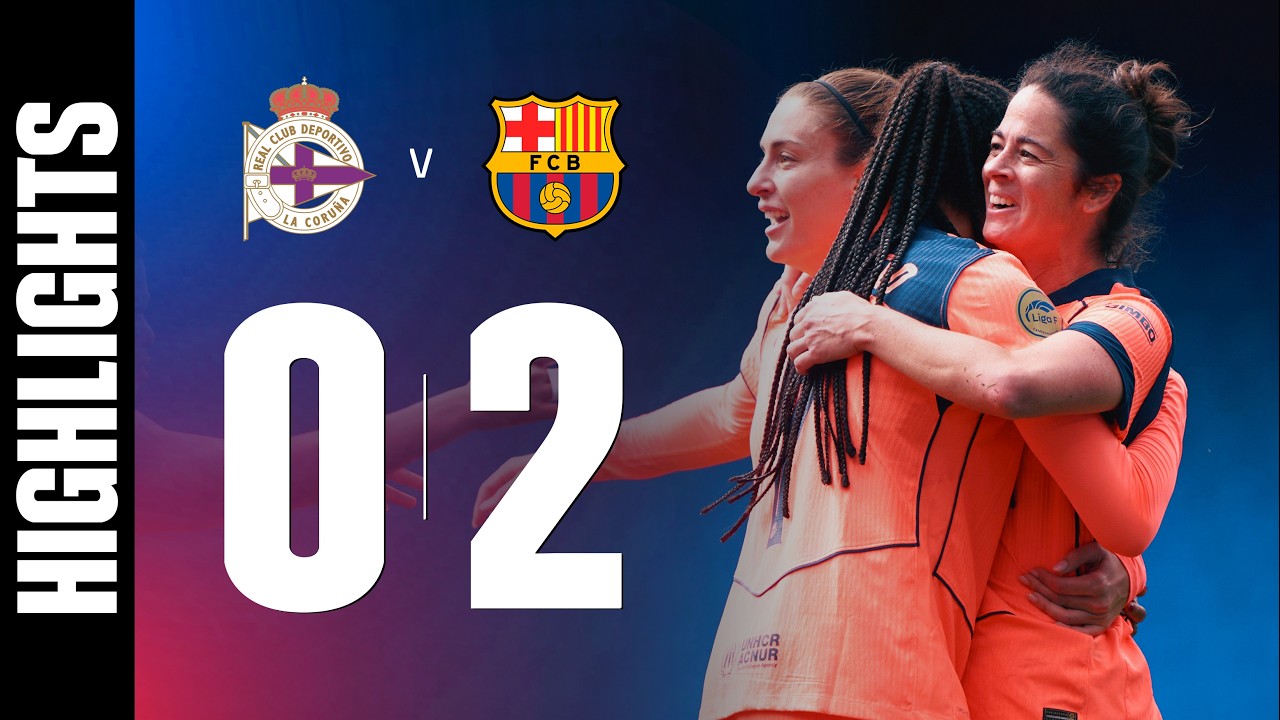 LIGA F | DEPORTIVO 0 vs 2 FC BARCELONA 🔵🔴