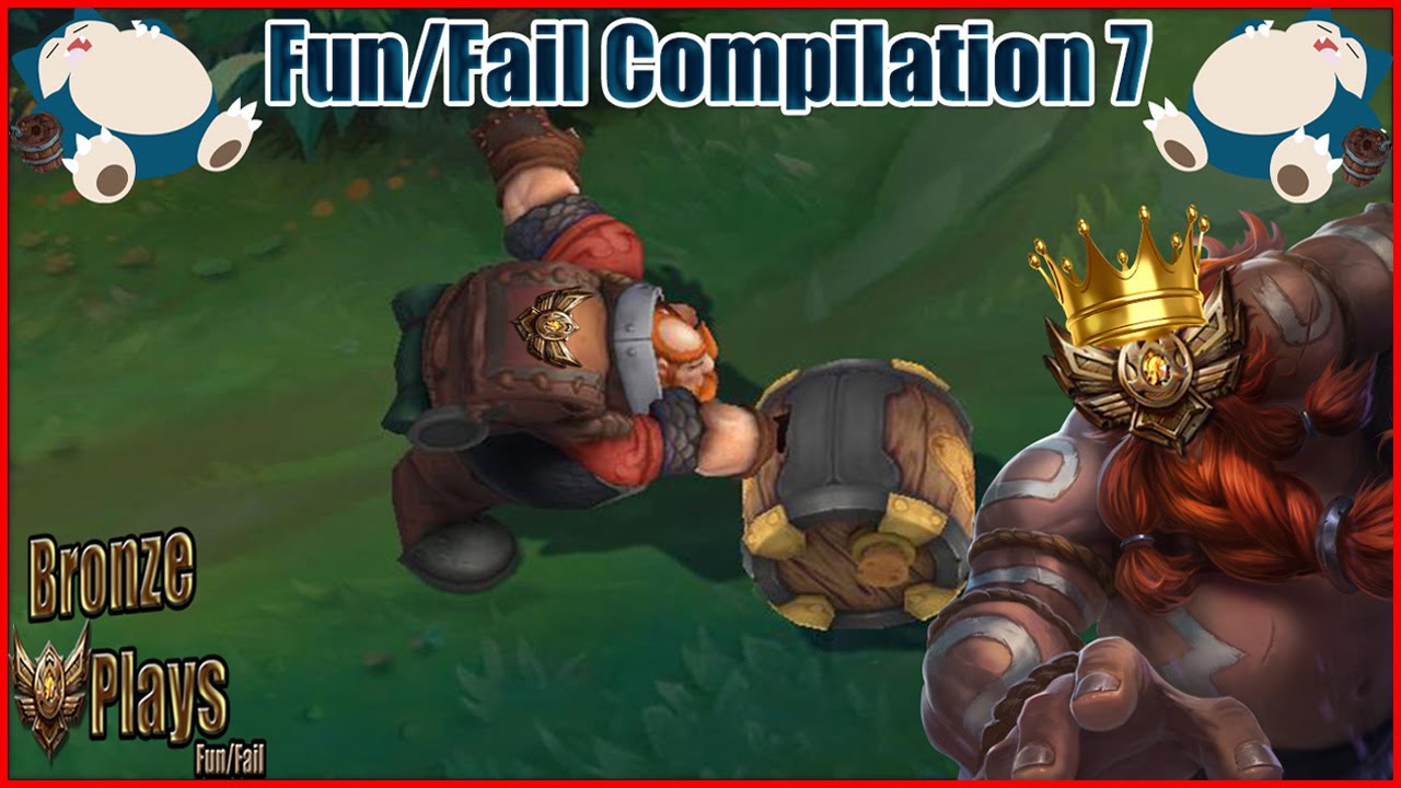 League of Legends - Bronze Plays Fun/Fail Compilation 7 ( Gordox Fail )