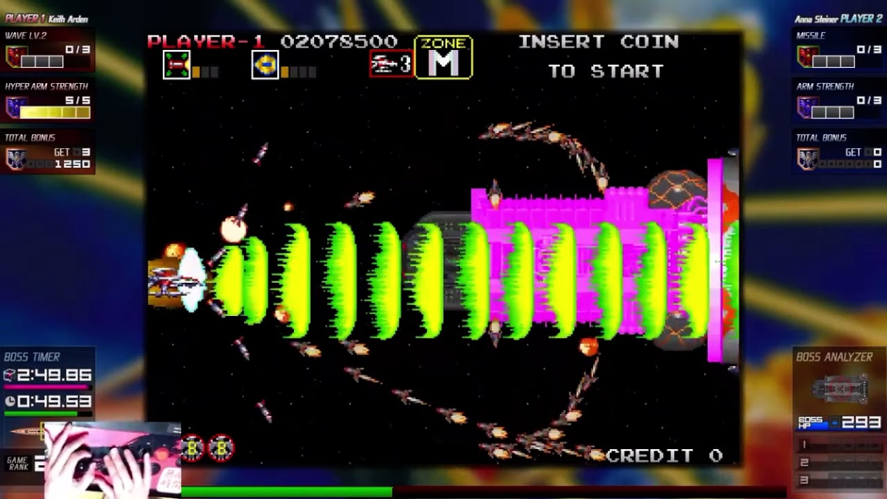 🦀【ダライアス外伝】ランク255MAXチャレンジ(ABEHMRX)ジグザグルート