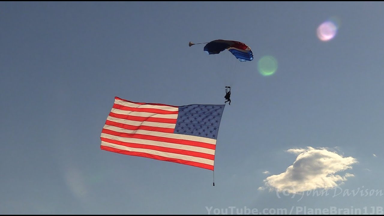 2024 Greenwood Lake Air Show - Opening Parachute Jump & Ghostwriter Airshows