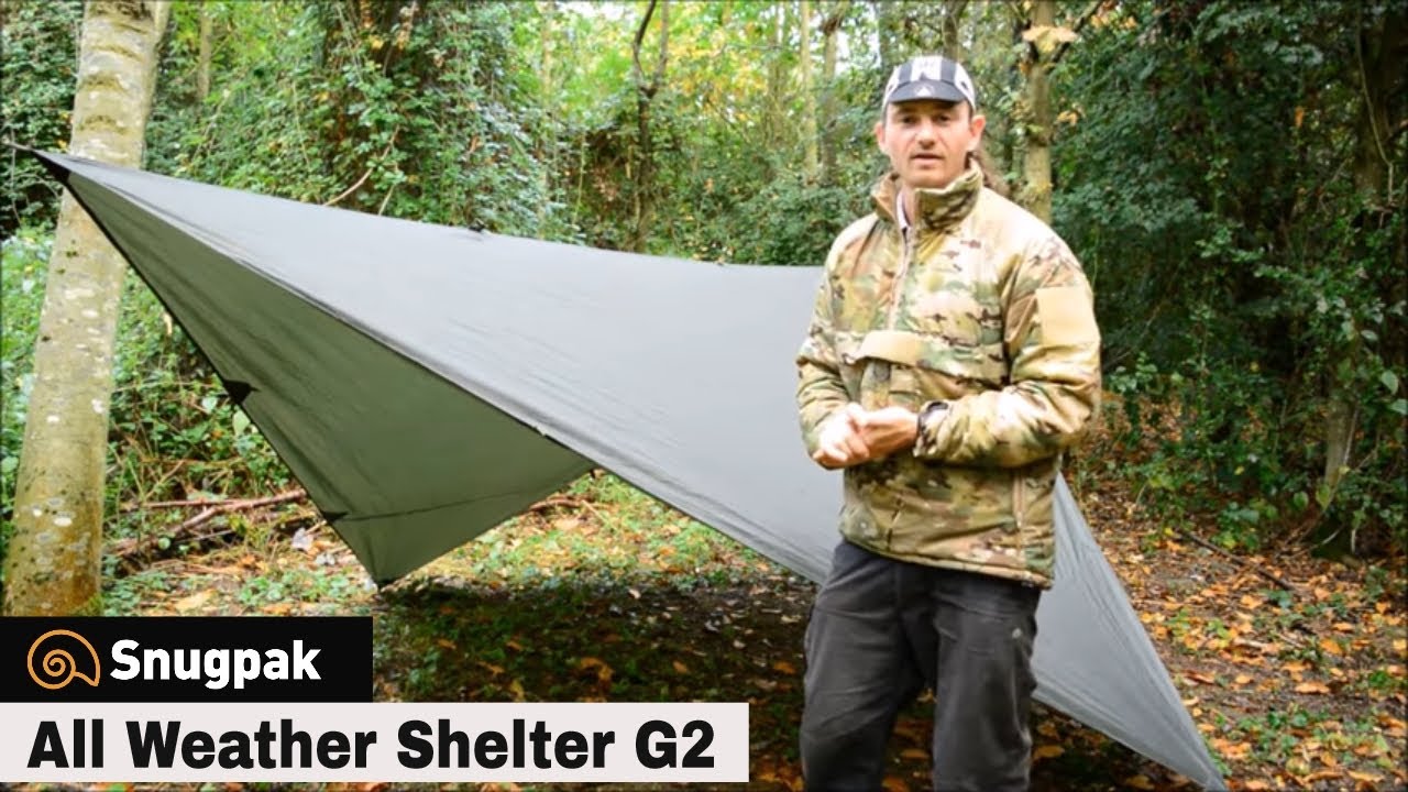 Tarp Shelter Setup | Snugpak All Weather Shelter G2 | How To Guide