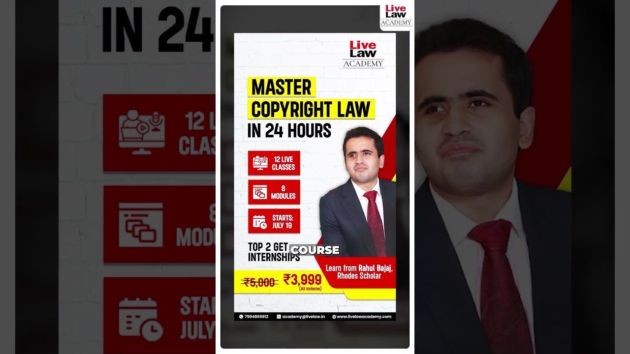 Copyright Act Mastery Course with  IP Law Expert