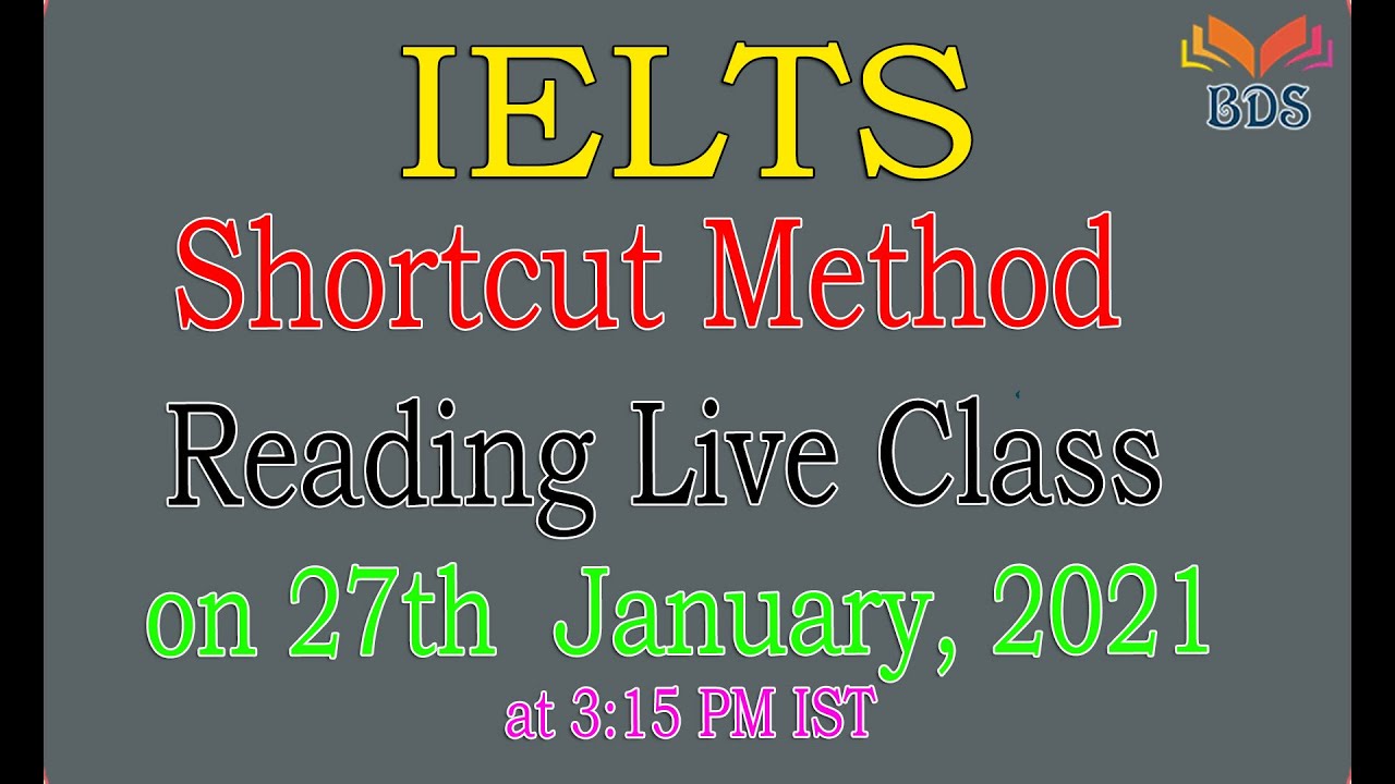 How to attempt Reading Shortcut Method