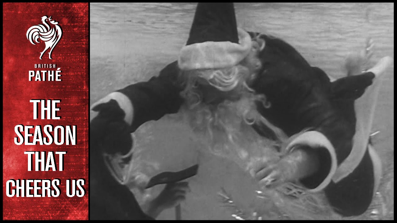 Underwater Christmases | British Pathé