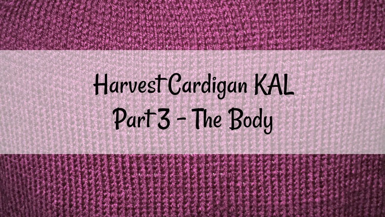 Кардиган Harvest, вязаный вдоль, часть 3 — тело