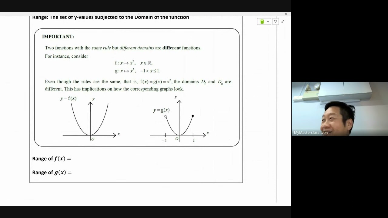 A Levels H2 Math Functions Vertical Line Test, Rule Domain and Range, Piecewise & Periodic Function
