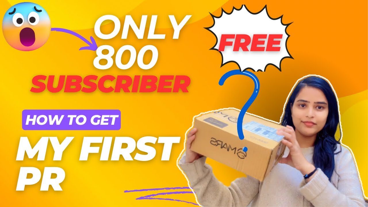 My first PR products 😍🧿 / first collaboration/ only 800 subscribers 