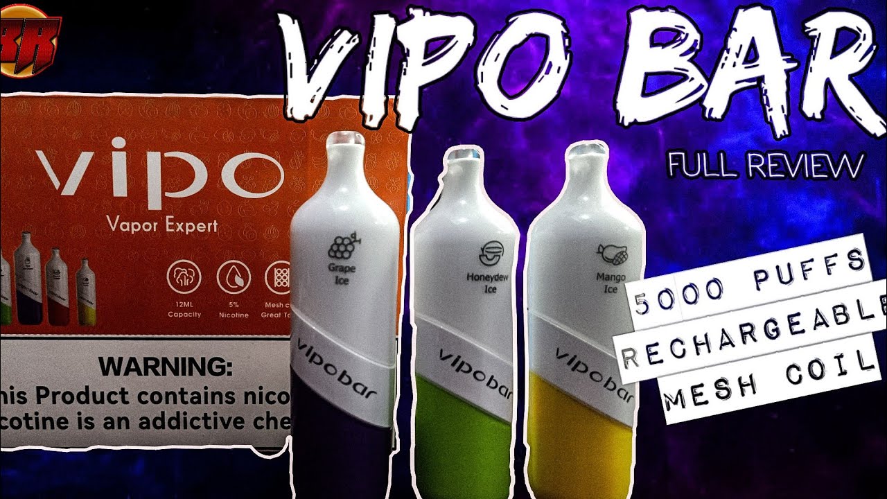 VIPO BAR | VIPO VAPE | 5000 puffs | MESH COIL | RECHARGEABLE