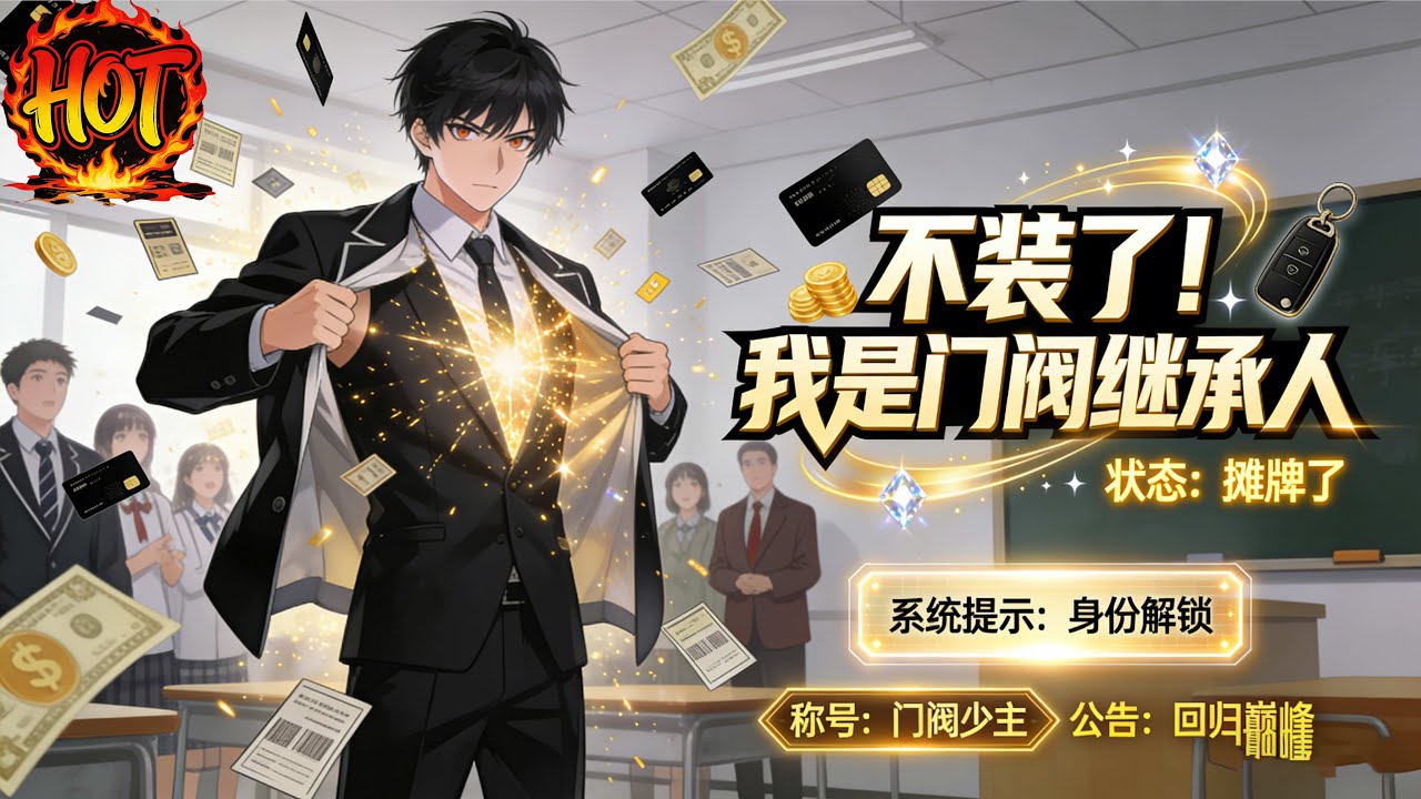 ✨【强推】《不装了！我是门阀继承人》1--77集林寻度过了十八年贫困生的日子，工地的爸，洗碗工的妈，勤且坚强的他。高考结束当天才被父母告知真正身份#穿越 #末世 #异能 ##动态漫画# 漫野推文