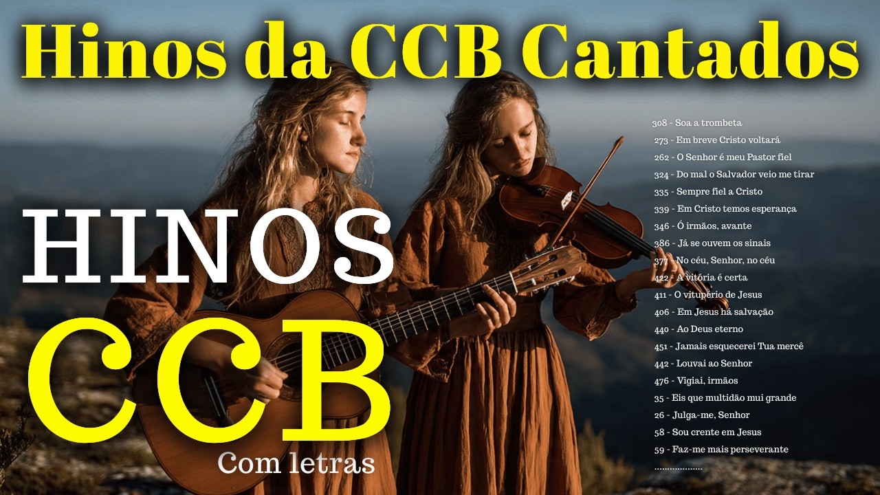 🎶Hinos CCB Selecionados - Sinta a Paz de Deus neste hinos | HINOS COM LETRAS 🙏💖🎶 #hinosccb #ccbhinos