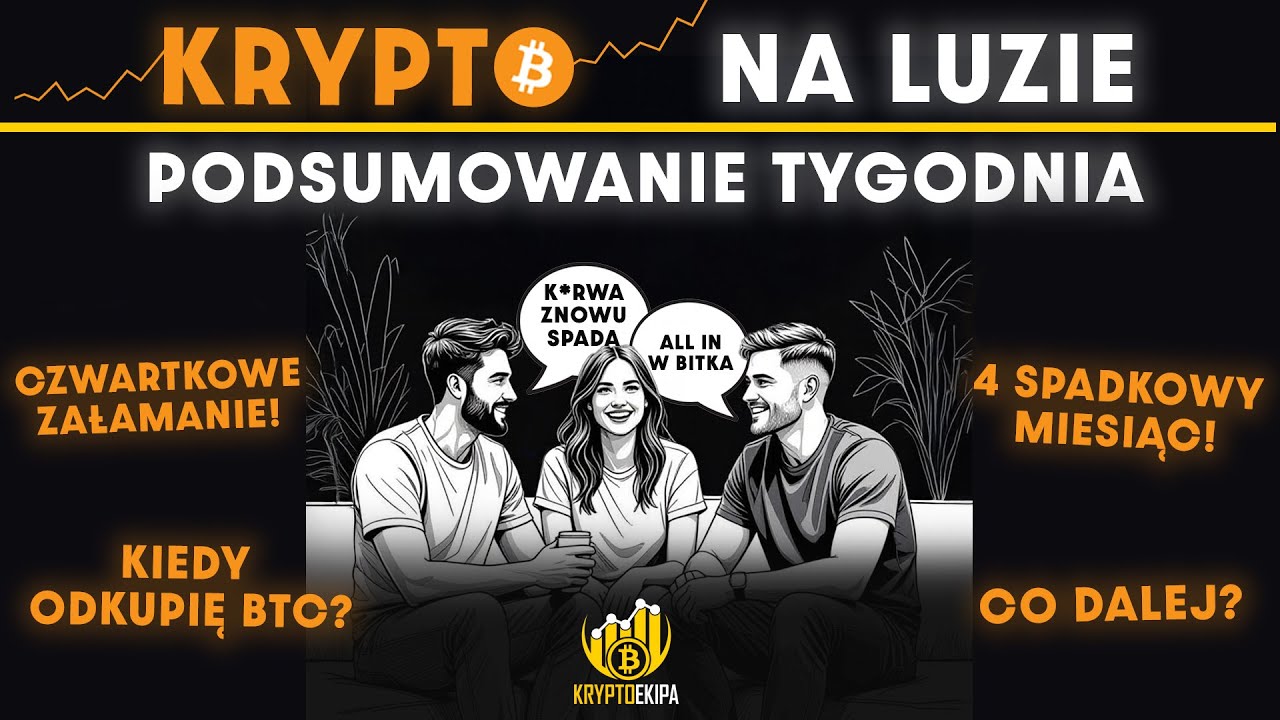 Czerwony czwartek, wszystko spada! Bitcoin kiedy DCA?