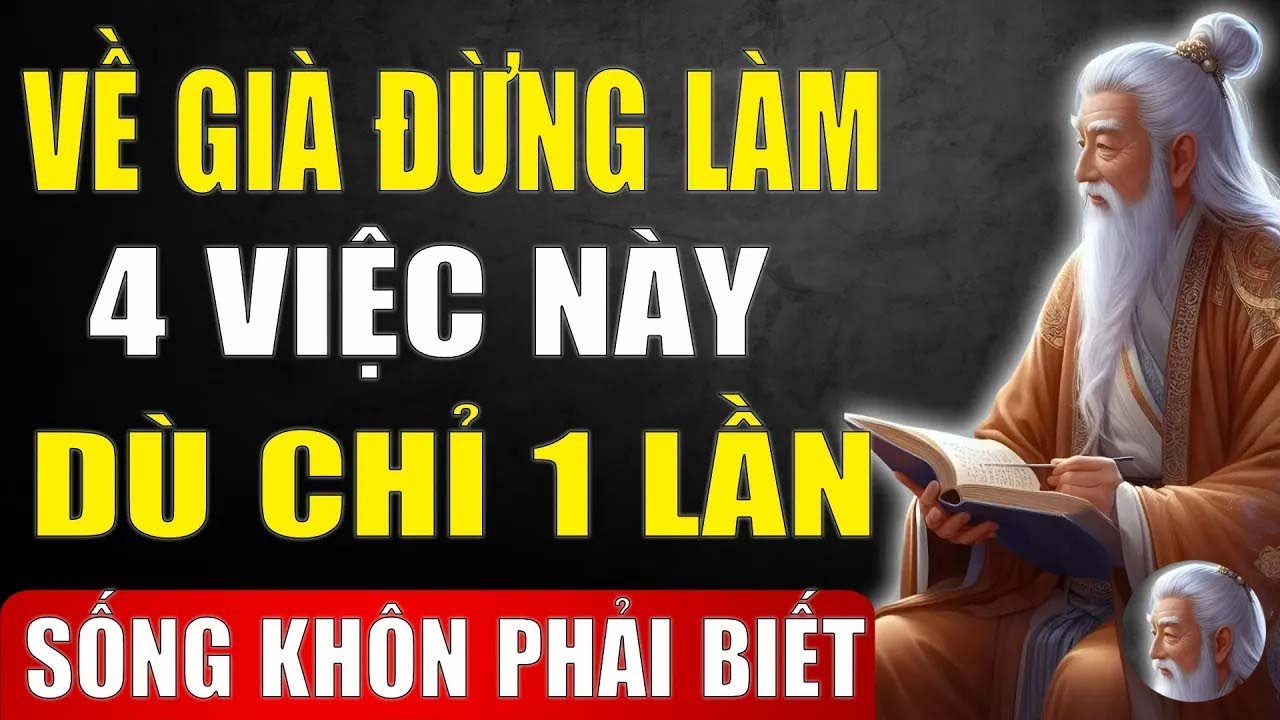 Cổ Nhân Dạy   Người Sống Khôn Đừng Làm 4 Việc Này Dù Chỉ 1 Lần Trong Đời
