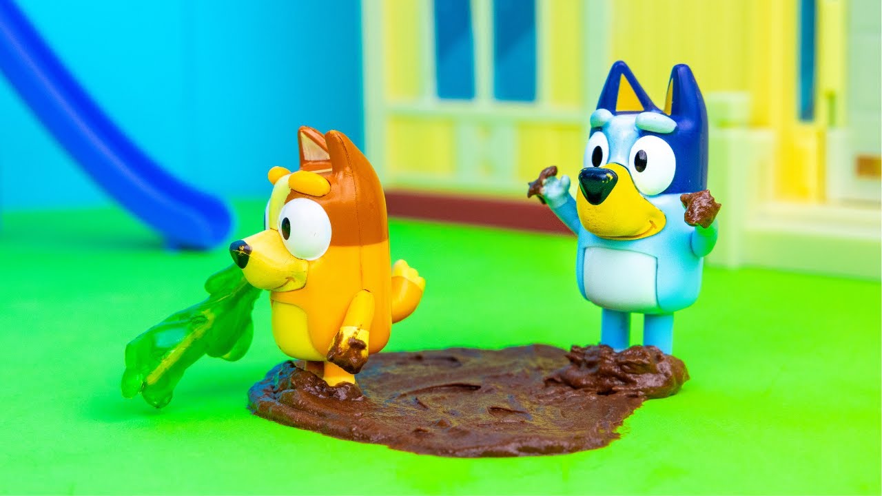 ¡BLUEY y BINGO Juegan en el Barro y no Lavan las Manos! | Historia en Español