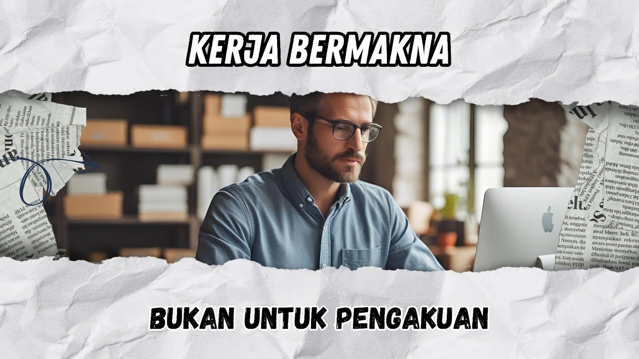 KERJA BUKAN SOAL PENGAKUAN, Tapi Kontribusi