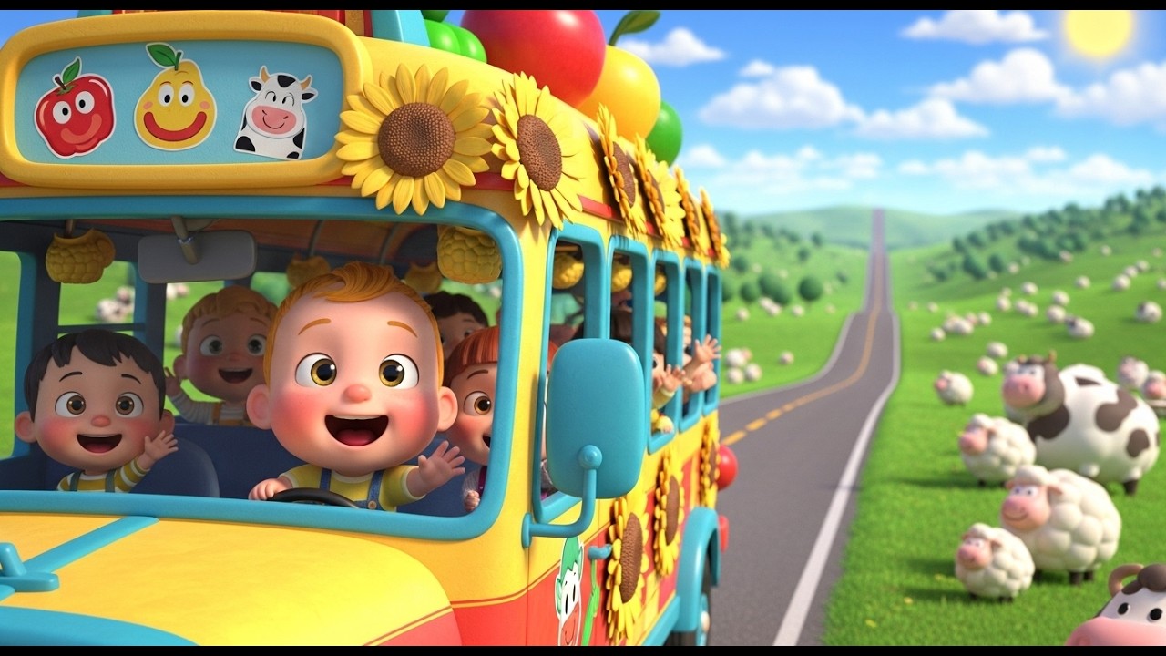 Friendly Farm Joy Ride 🚜🐮 | Farm Song for Kids | Fun Learning Adventure