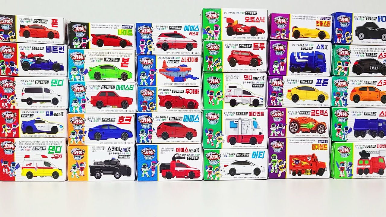 헬로카봇 미니 30대 변신 모음! hellocarbot mini  30 Transformation carbot  #헬로카봇 #카봇미니