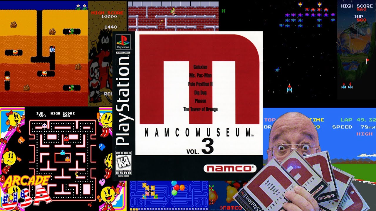 Namco Museum Collection - The Letter M! (PS1)