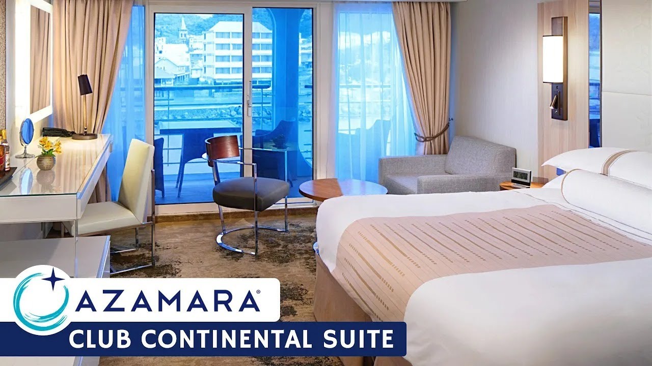 Azamara Pursuit | Club Continent Suite Full Walkthrough Tour & Review 4K | Azamara Club Cruises