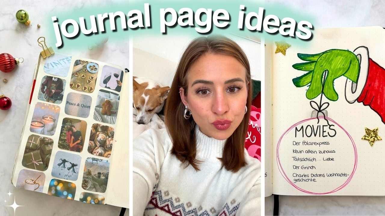 XMAS JOURNAL IDEEN 🥂🎁💫🎅🏼❤️ Weihnachts Playlist, Moodboard, Bucketlist! Cali Kessy