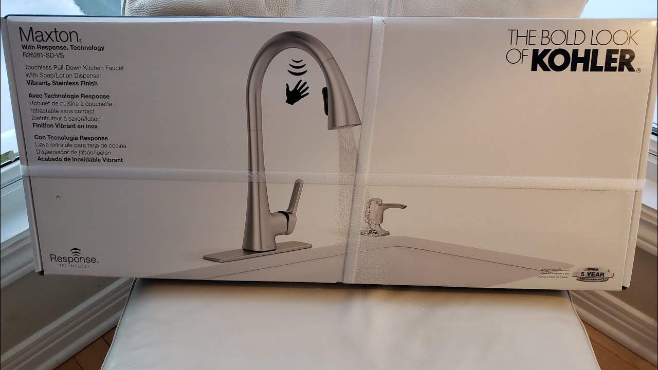 Kohler Maxton Touchless Pull Down Kitchen Faucet - Unbox, Full Installation, Demo!!