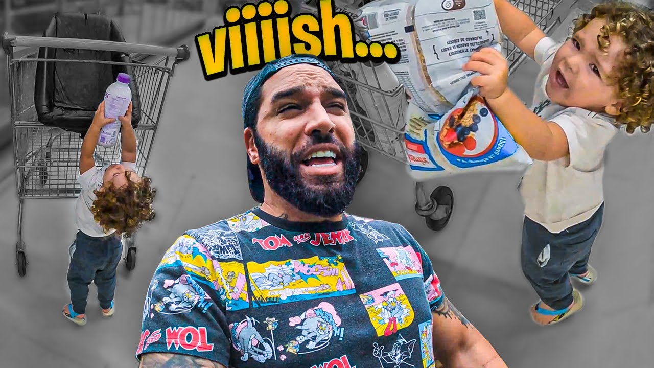 o Noah TACOU O TERROR no supermercado😂