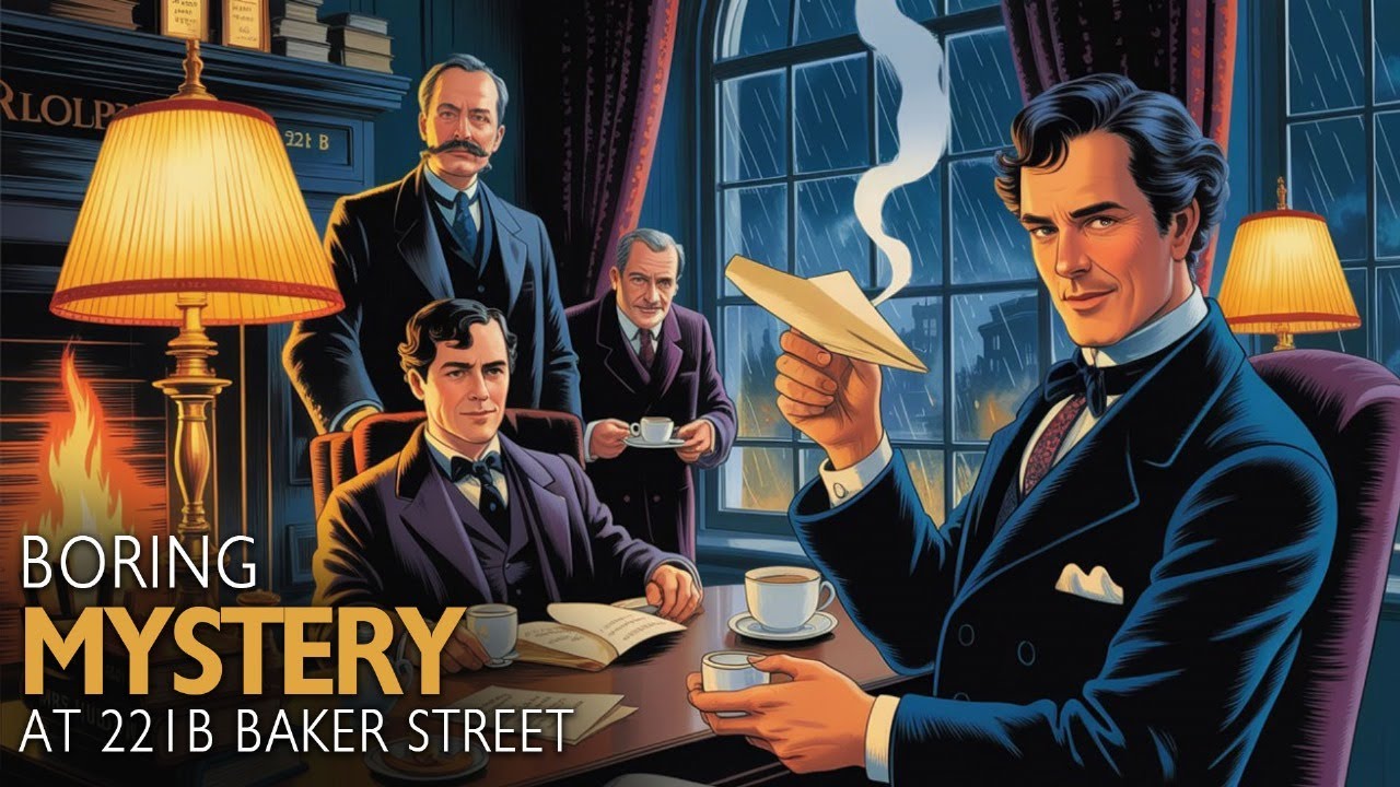 Boring Mystery at 221B Baker Street: The Tea and Tobacco Puzzle | Cozy Sherlock Holmes Sleep Story