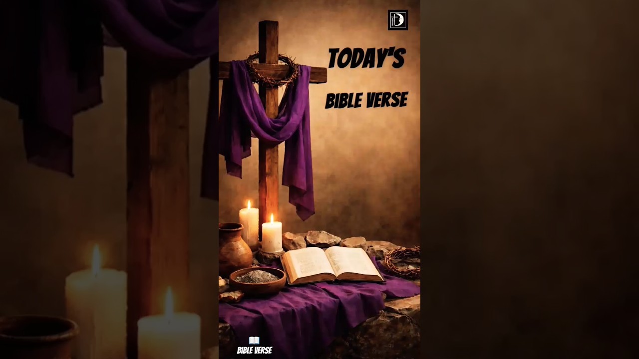 📖 Today's Bible verse #jesusministry #bibleverses #christianfaith #viralvideo