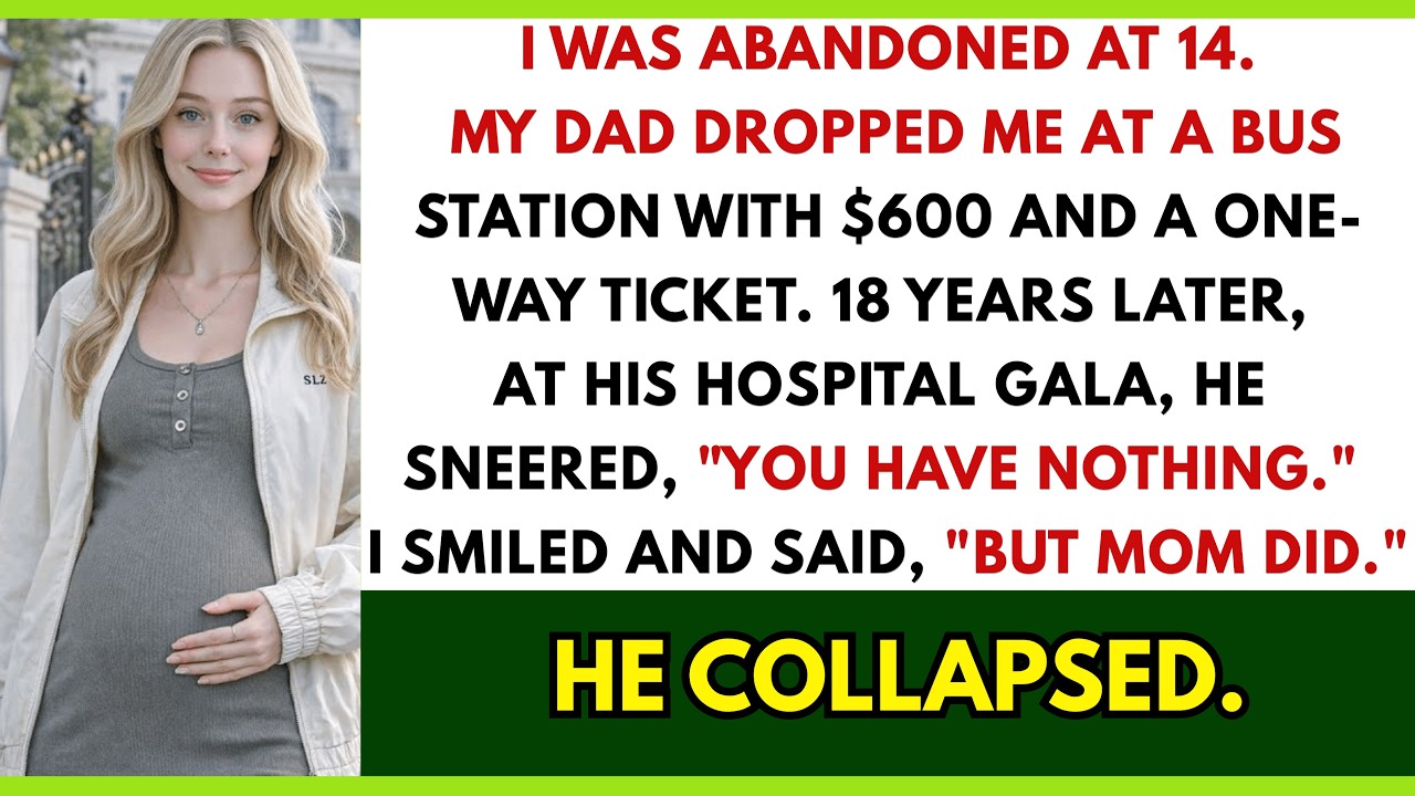 I Was Abandoned At 14, Built A New Life For 18 Years… Until I Walked Into My Father's Gala And En...